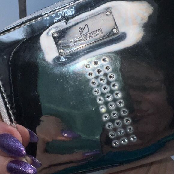 Swarovski Metallic and Crystal Small Wallet - Picture 6 of 10